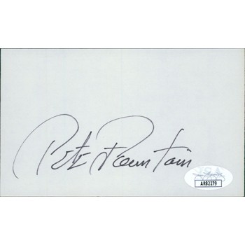 Pete Fountain Jazz Musician Clarinet Signed 3x5 Index Card JSA Authenticated