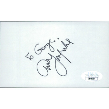 Art Garfunkel Singer Signed 3x5 Index Card JSA Authenticated Personalized