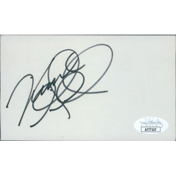 Vince Gill Singer Musician Signed 3x5 Index Card JSA Authenticated