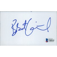 Bobcat Goldthwait Signed 3x5 Index Card Beckett Authenticated BAS