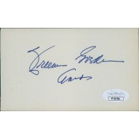 Freeman Gosden Actor Comedian Signed 3x5 Index Card JSA Authenticated