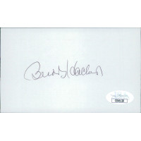 Buddy Hackett Actor Signed 3x5 Index Card JSA Authenticated Buddy Hackett Actor Signed 3x5 Index Card JSA Authenticated