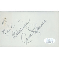 Connie Haines Actress Singer Signed 3x5 Index Card JSA Authenticated Connie Haines Actress Singer Signed 3x5 Index Card JSA Authenticated