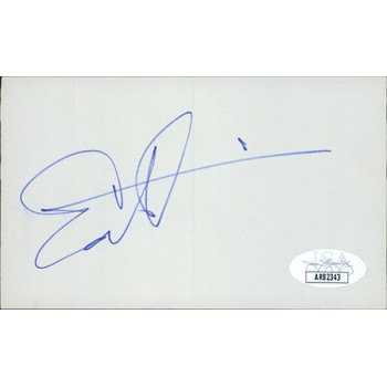 Ed Harris Actor Signed 3x5 Index Card JSA Authenticated