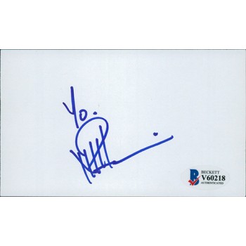 Neil Patrick Harris Signed 3x5 Index Card Beckett Authenticated BAS