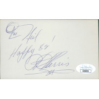 Phil Harris Actor Signed 3x5 Index Card JSA Authenticated Personalized