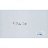 Arthur Hill Actor Signed 3x5 Index Card JSA Authenticated Arthur Hill Actor Signed 3x5 Index Card JSA Authenticated