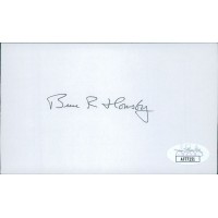 Bruce Hornsby Singer Musician Signed 3x5 Index Card JSA Authenticated