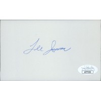 Lee Iacocca Automobile Executive Signed 3x5 Index Card JSA Authenticated