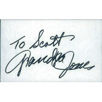 Grandpa Jones Country Singer Signed 3x5 Cut Cardstock JSA Authenticated