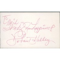 DeForest Kelley Star Trek Actor Signed 3x5 Index Card JSA Authentic Personalized