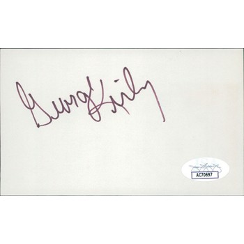 George Kirby Actor Comedian Signed 3x5 Index Card JSA Authenticated