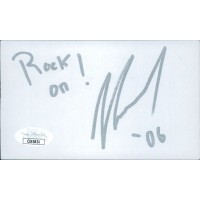 Joshua Leonard Actor Producer Writer Signed 3x5 Index Card JSA Authenticated