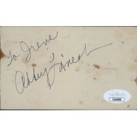 Abbey Lincoln Jazz Singer Signed 3x5 Index Card JSA Authenticated Personalized