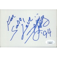 Trini Lopez Musician Singer Signed 4x6 Index Card JSA Authenticated Personalized Trini Lopez Musician Singer Signed 4x6 Index Card JSA Authenticated Personalized