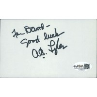 A.C. Lyles Writer Producer Signed 3x5 Index Card JSA Authenticated Personalized A.C. Lyles Writer Producer Signed 3x5 Index Card JSA Authenticated Personalized