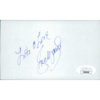 Rose Marie Actress Signed3x5 Index Card JSA Authenticated