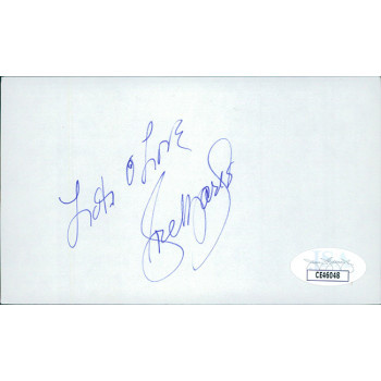 Rose Marie Actress Signed3x5 Index Card JSA Authenticated