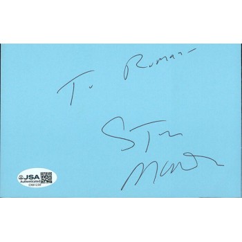 Steve Martin Actor Signed 4x6 Cut Page JSA Authenticated Personalized