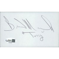 Brad Maule General Hospital Actor Signed 3x5 Index Card JSA Authenticated Brad Maule General Hospital Actor Signed 3x5 Index Card JSA Authenticated