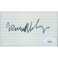 Ronnie Milsap Country Signer Signed 3x5 Index Card JSA Authenticated