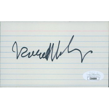 Ronnie Milsap Country Signer Signed 3x5 Index Card JSA Authenticated