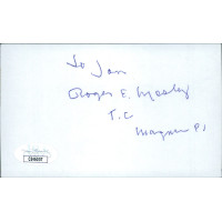Roger E. Mosley Actor Signed 3x5 Index Card JSA Authenticated Personalized