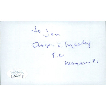 Roger E. Mosley Actor Signed 3x5 Index Card JSA Authenticated Personalized Roger E. Mosley Actor Signed 3x5 Index Card JSA Authenticated Personalized