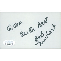 Bob Newhart Actor Signed 3x5 Index Card JSA Authenticated Personalized