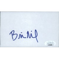 Brian Niccol Chipotle Starbucks CEO Signed 3x5 Index Card JSA Authenticated Brian Niccol Chipotle Starbucks CEO Signed 3x5 Index Card JSA Authenticated