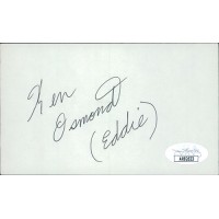 Ken Osmond Leave It To Beaver Actor Signed 3x5 Index Card JSA Authenticated