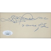 John L. Pilcher Georgia Congressmen Signed 2.5x5 Index Card JSA Authenticated