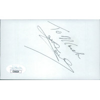 Jane Powell Actress Signed 3x5 Index Card JSA Authenticated Personalized