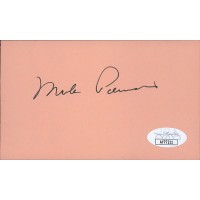 Mala Powers Actress Signed 3x5 Index Card JSA Authenticated