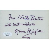 Aileen Pringle Actress Signed 3x5 Index Card JSA Authenticated Personalized