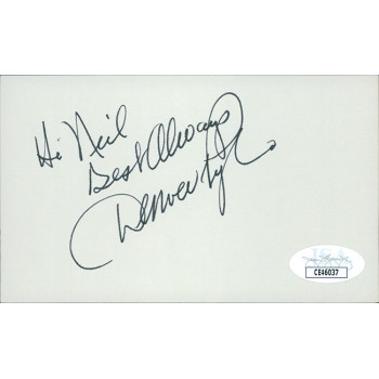 Denver Pyle Actor Director Signed 3x5 Index Card JSA Authenticated Personalized Denver Pyle Actor Director Signed 3x5 Index Card JSA Authenticated Personalized