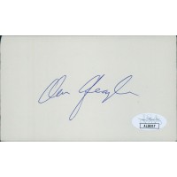 Dan Quayle Vice President Signed 3x5 Index Card JSA Authenticated