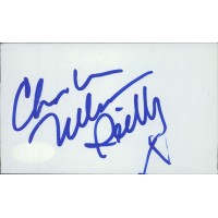 Charles Nelson Reilly Actor Signed 3x5 Index Card JSA Authenticated