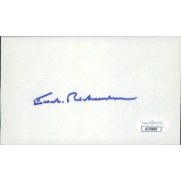 Elliot Richardson Attorney General Signed 3x5 Index Card JSA Authenticated