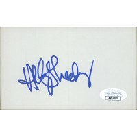 Ally Sheedy Actress Signed 3x5 Index Card JSA Authenticated