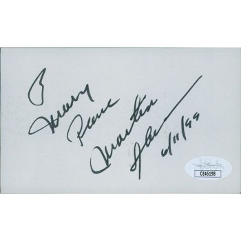 Martin Sheen Actor Signed 3x5 Index Card JSA Authenticated Personalized