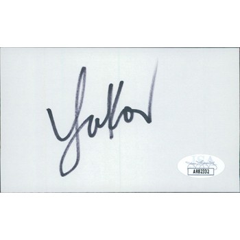 Yakov Smirnoff Comedian Signed 3x5 Index Card JSA Authenticated