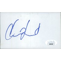 Chad Smith Red Hot Chili Peppers Signed 3x5 Index Card JSA Authenticated
