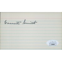 Forrest Smith Missouri Governor Signed 3x5 Index Card JSA Authenticated