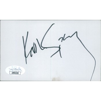 Kevin Spacey Actor Signed 3x5 Index Card JSA Authenticated