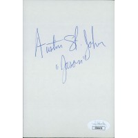 Austin St. John Power Ranger Actor Signed 4x6 Index Card JSA Authenticated