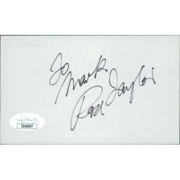 Rod Taylor Actor Signed 3x5 Index Card JSA Authenticated Personalized Rod Taylor Actor Signed 3x5 Index Card JSA Authenticated Personalized