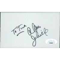 Alan Thick Actor Signed 3x5 Index Card JSA Authenticated Personalized Alan Thick Actor Signed 3x5 Index Card JSA Authenticated Personalized