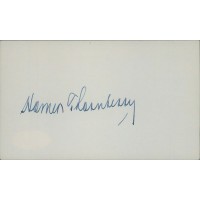 Homer Thornberry Texas Congressman Judge Signed 3x5 Index Card JSA Authenticated