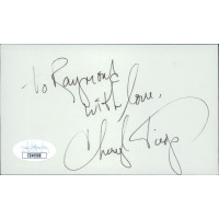 Cheryl Tiegs Actress Signed 3x5 Index Card JSA Authenticated Personalized